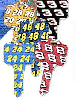Nascar Key Blank
